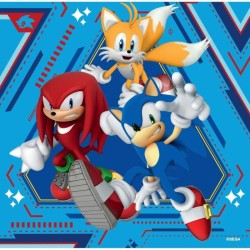 Puzzles 3x49 pieces Les aventures de Sonic, A partir de 5 ans, 1200113