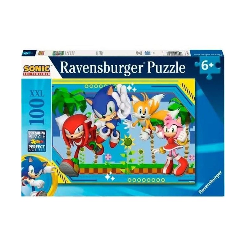 Puzzle 100 pieces XXL Sonic, Knuckles, Sonic, Tails et Amy / Sonic, De Puzzle 100 pieces XXL Sonic, Knuckles, Sonic, Tails et Amy / Sonic, De