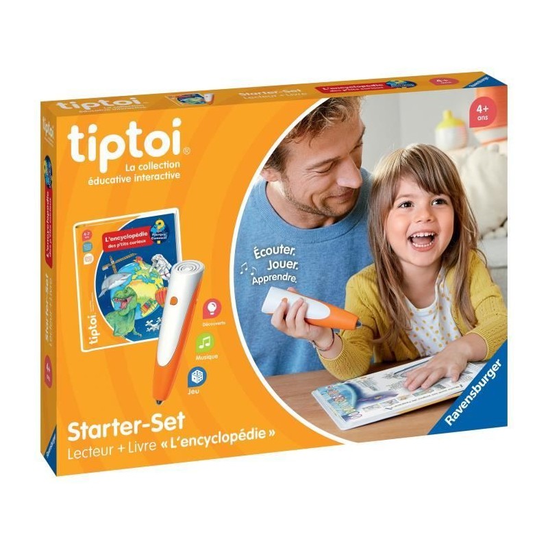 Tiptoi Starter Encyclo, lecteur et livre, 00176, A partir de 5 ans, Ra Tiptoi Starter Encyclo, lecteur et livre, 00176, A partir de 5 ans, Ra