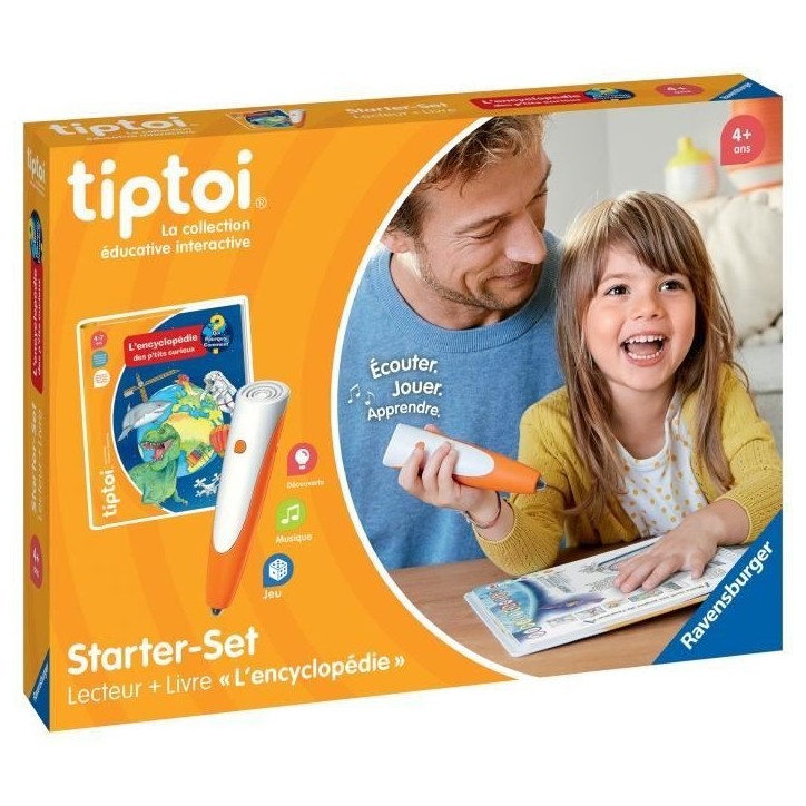 Tiptoi Starter Encyclo, lecteur et livre, 00176, A partir de 5 ans, Ravensburger Tiptoi Starter Encyclo, lecteur et livre, 00176, A partir de 5 ans, Ravensburger