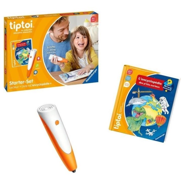 Tiptoi Starter Encyclo, lecteur et livre, 00176, A partir de 5 ans, Ravensburger Tiptoi Starter Encyclo, lecteur et livre, 00176, A partir de 5 ans, Ravensburger