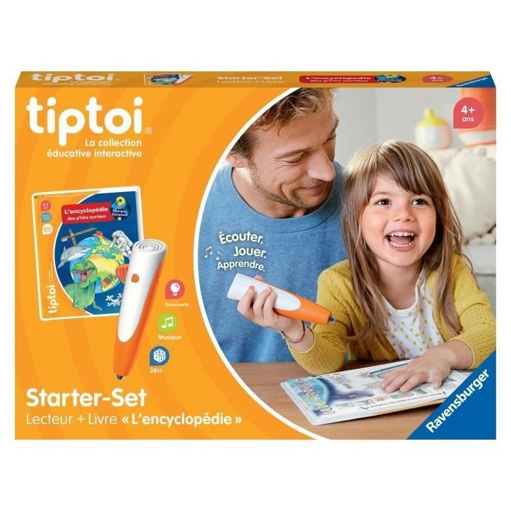 Tiptoi Starter Encyclo, lecteur et livre, 00176, A partir de 5 ans, Ravensburger Tiptoi Starter Encyclo, lecteur et livre, 00176, A partir de 5 ans, Ravensburger