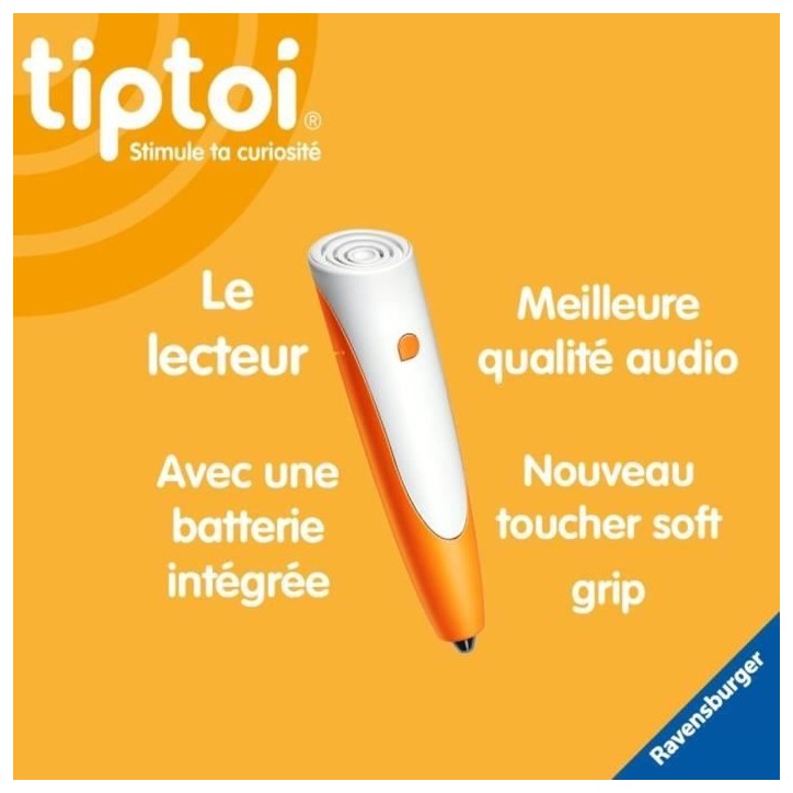 tiptoi Lecteur stylo interactif, 00178, A partir de 2 ans, Ravensburger tiptoi Lecteur stylo interactif, 00178, A partir de 2 ans, Ravensburger