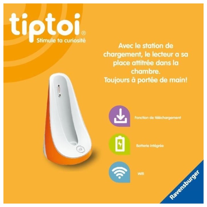 tiptoi Station de chargement, 00179, A partir de 3 ans, Ravensburger tiptoi Station de chargement, 00179, A partir de 3 ans, Ravensburger