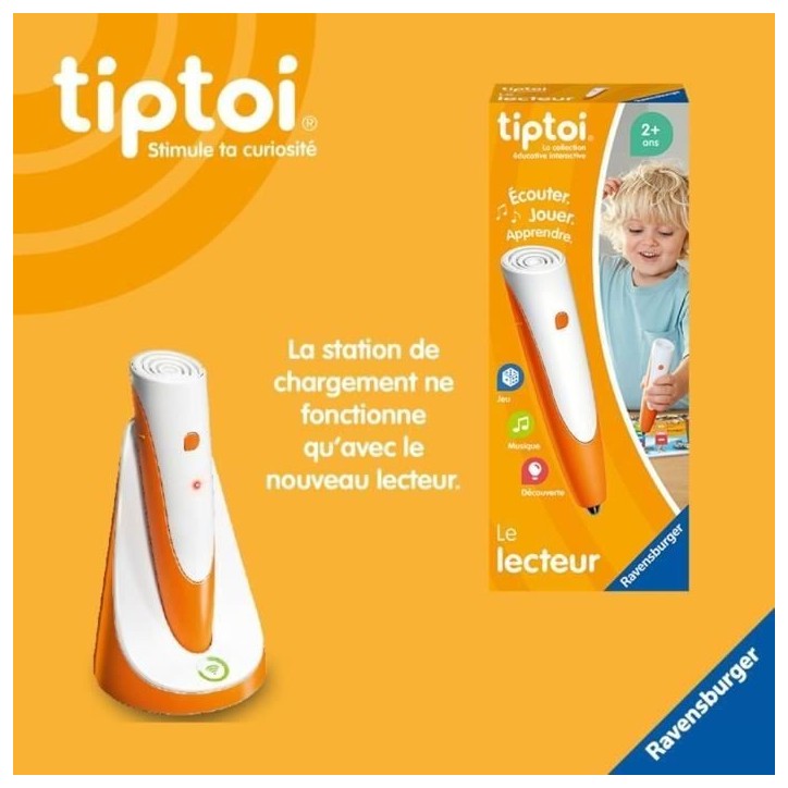 tiptoi Station de chargement, 00179, A partir de 3 ans, Ravensburger tiptoi Station de chargement, 00179, A partir de 3 ans, Ravensburger