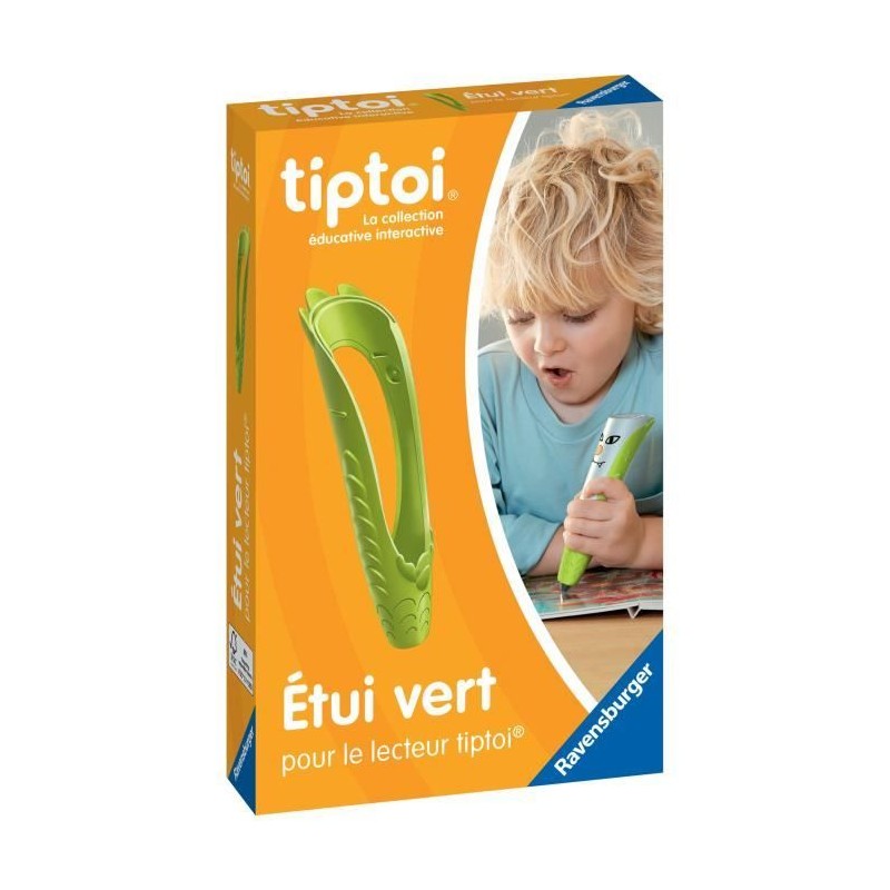 tiptoi Etui vert, pour Lecteur tiptoi (non inclus) 00000182, Des 3 ans