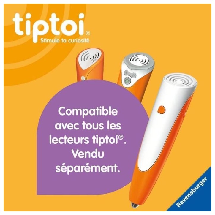 tiptoi Globe terrestre interactif, 00000191, 7 ans, Ravensburger