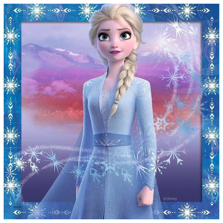 Puzzles 3x49 pieces La Reine des Neiges 2, Le voyage commence, Des 5 ans, Ravensburger Puzzles 3x49 pieces La Reine des Neiges 2, Le voyage commence, Des 5 ans, Ravensburger