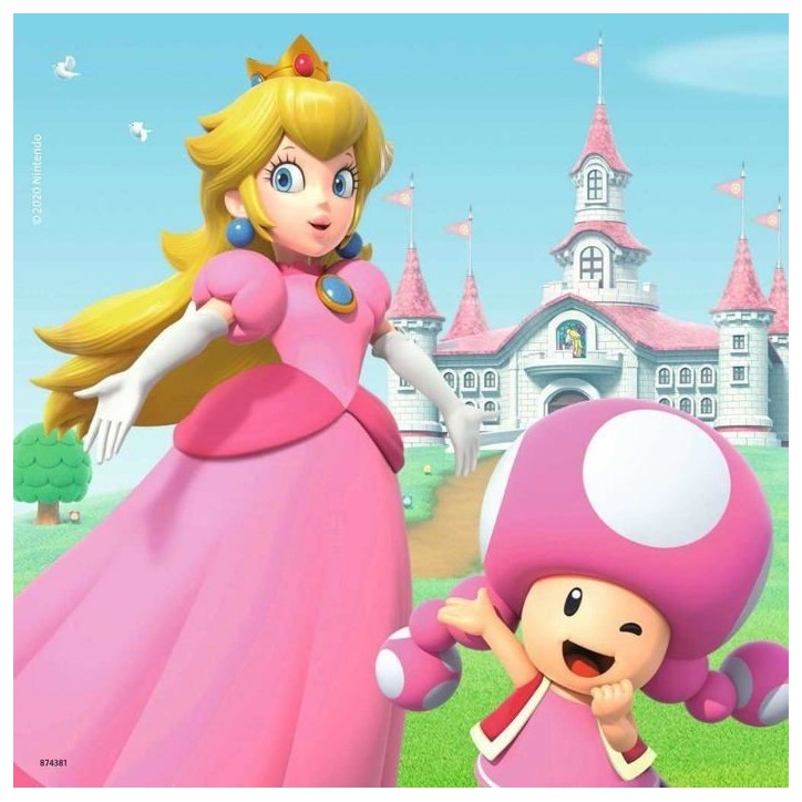 Puzzles 3x49 pieces Super Mario, Puzzle Enfant, Des 5 ans, 05186, Ravensburger