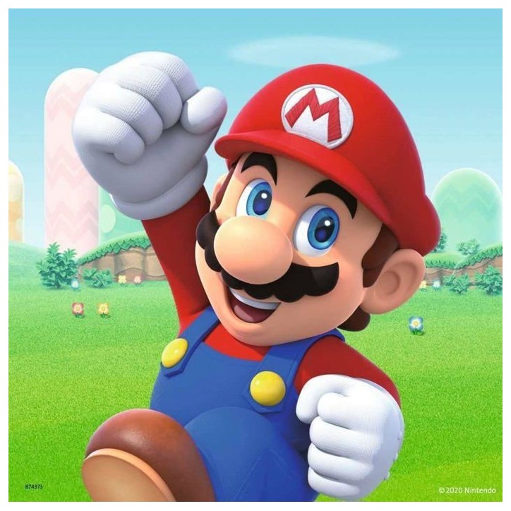 Puzzles 3x49 pieces Super Mario, Puzzle Enfant, Des 5 ans, 05186, Ravensburger