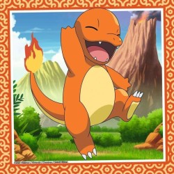 Puzzle pour enfants 3x49 pieces Pokémon - Salameche, Bulbizarre et Ca