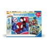 Puzzles 3x49 pieces Spidey, le lanceur de toile, Spiderman, Des 5 ans,