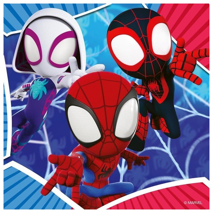 Puzzles 3x49 pieces Spidey, le lanceur de toile, Spiderman, Des 5 ans, 00005730, Ravensburger Puzzles 3x49 pieces Spidey, le lanceur de toile, Spiderman, Des 5 ans, 00005730, Ravensburger