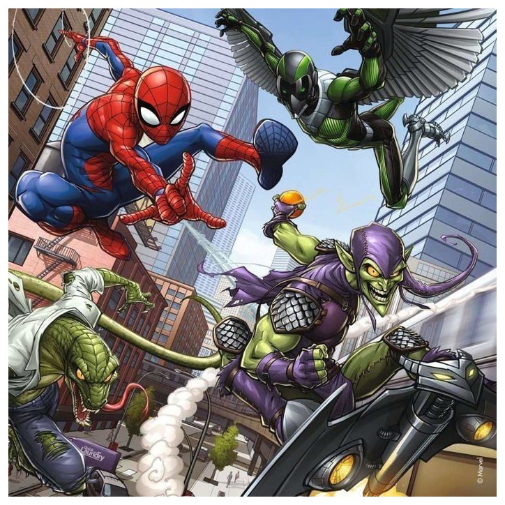 Puzzles Spider-Man 3x49 pieces - Ravensburger - Pour enfants des 5 ans Puzzles Spider-Man 3x49 pieces - Ravensburger - Pour enfants des 5 ans