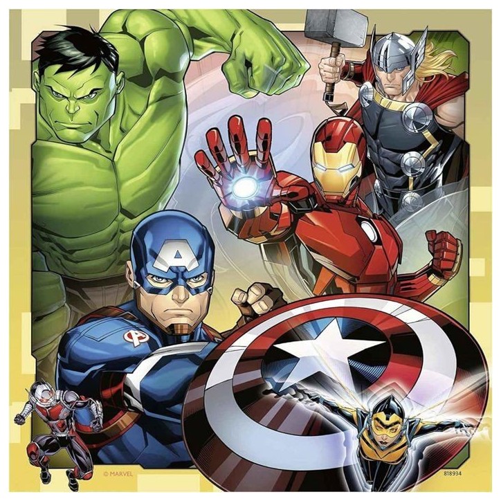 Puzzles Avengers 3x49 pieces Ravensburger pour enfant des 5 ans Puzzles Avengers 3x49 pieces Ravensburger pour enfant des 5 ans
