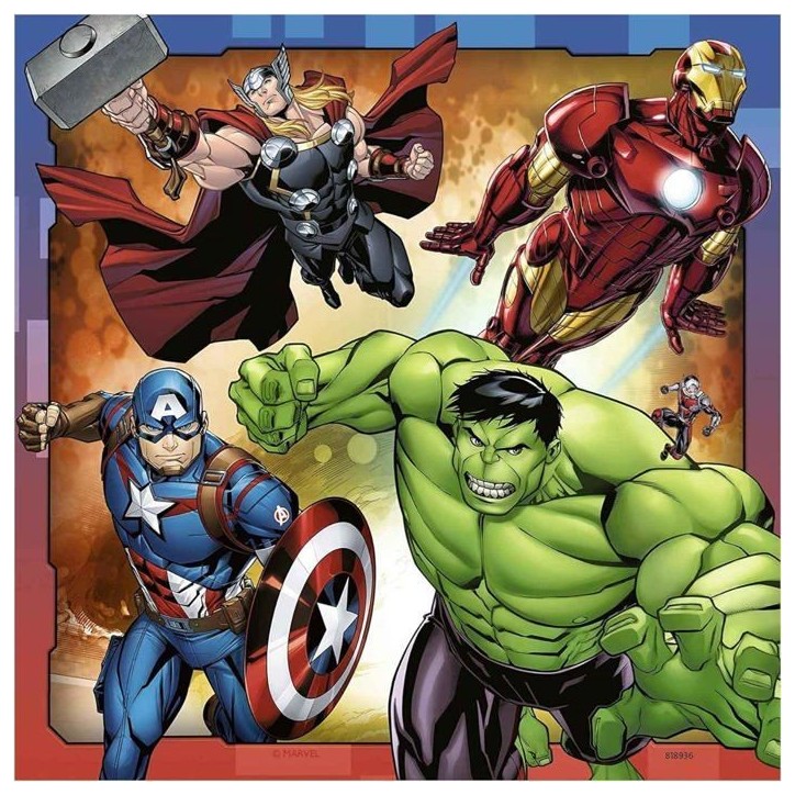 Puzzles Avengers 3x49 pieces Ravensburger pour enfant des 5 ans Puzzles Avengers 3x49 pieces Ravensburger pour enfant des 5 ans