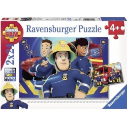 SAM LE POMPIER Puzzles 2x24 pieces - Sam t'aide dans le besoin - Raven
