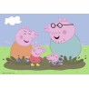 Puzzles Peppa Pig La vie de famille Ravensburger 2x24 pieces pour enfa