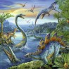 Puzzles 3x49 pieces - La fascination des dinosaures - Ravensburger - L