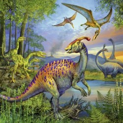 Puzzles 3x49 pieces - La fascination des dinosaures - Ravensburger - L