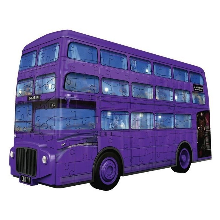 Puzzle 3D Magicobus Harry Potter - Ravensburger - Véhicule 216 pieces - Sans colle - Des 12 ans Puzzle 3D Magicobus Harry Potter - Ravensburger - Véhicule 216 pieces - Sans colle - Des 12 ans