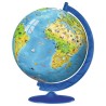 Puzzle 3D Globe terrestre 180 pieces - Ravensburger - Éducatif - Sans