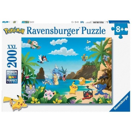 Puzzle 200 pieces XXL - Ravensburger - Attrapez-les tous ! - Pokémon