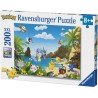 Puzzle 200 pieces XXL - Ravensburger - Attrapez-les tous ! - Pokémon