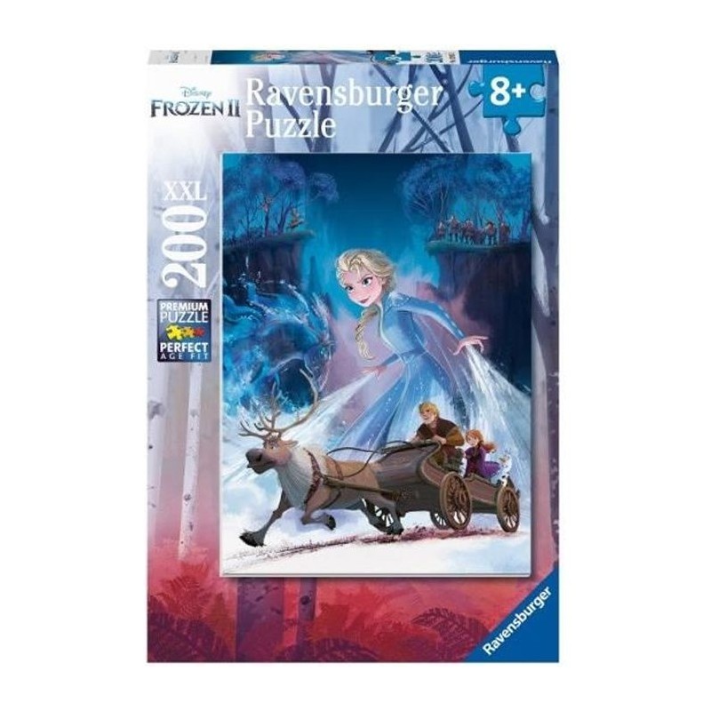 Puzzle La Reine des Neiges 2 - Ravensburger - 200 pieces XXL - Foret m Puzzle La Reine des Neiges 2 - Ravensburger - 200 pieces XXL - Foret m