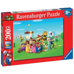 Puzzle 200 pieces XXL Les aventures de Super Mario, 00012993, Des 8 an