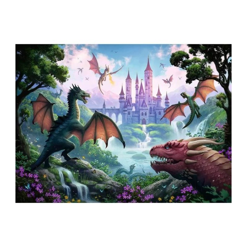 Puzzle enfants 300 p XXL Dragon magique - Des 9 ans - 13356 - Ravensbu