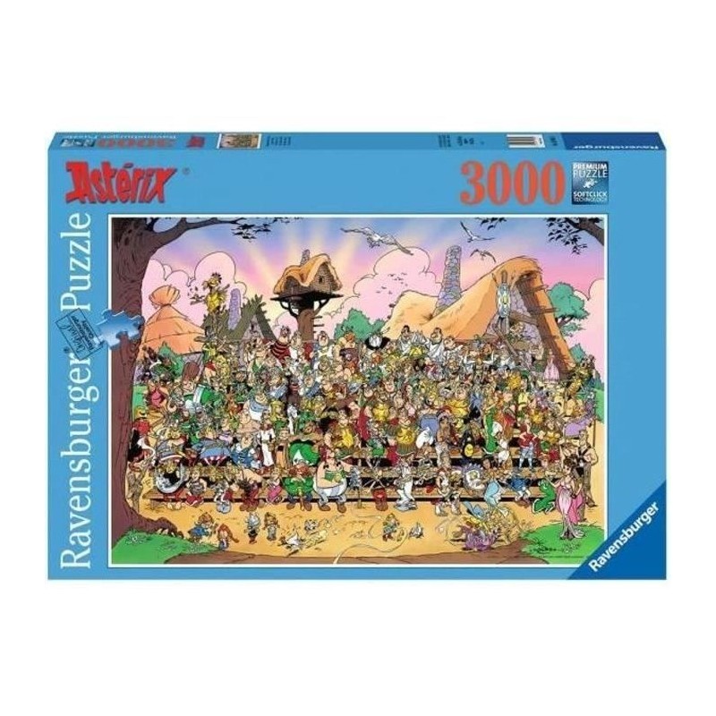 Puzzle adulte 3000 pieces - L'univers Astérix - Personnages - Ravensb Puzzle adulte 3000 pieces - L'univers Astérix - Personnages - Ravensb