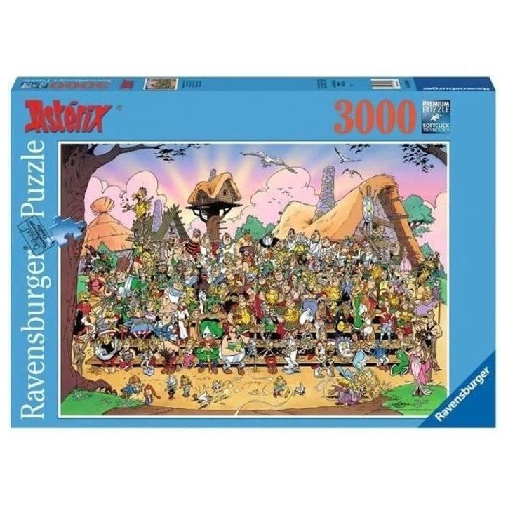 Puzzle adulte 3000 pieces - L'univers Astérix - Personnages - Ravensburger Puzzle adulte 3000 pieces - L'univers Astérix - Personnages - Ravensburger