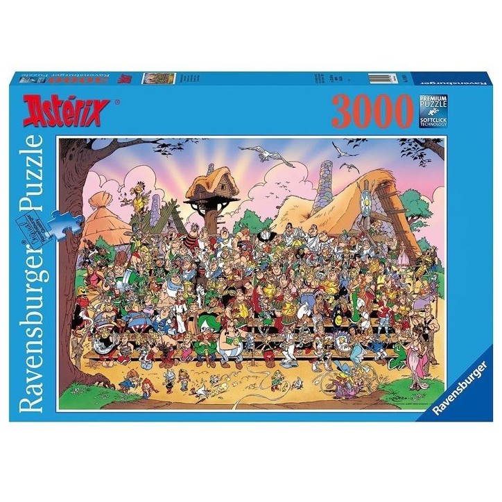 Puzzle adulte 3000 pieces - L'univers Astérix - Personnages - Ravensburger Puzzle adulte 3000 pieces - L'univers Astérix - Personnages - Ravensburger