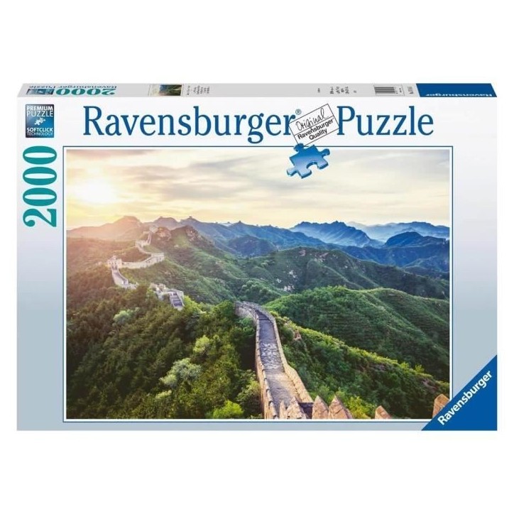 Puzzle 2000 pieces La Grande Muraille de Chine - Evasion - Adultes, Enfants des 14 ans - 17114 - Ravensburger Puzzle 2000 pieces La Grande Muraille de Chine - Evasion - Adultes, Enfants des 14 ans - 17114 - Ravensburger