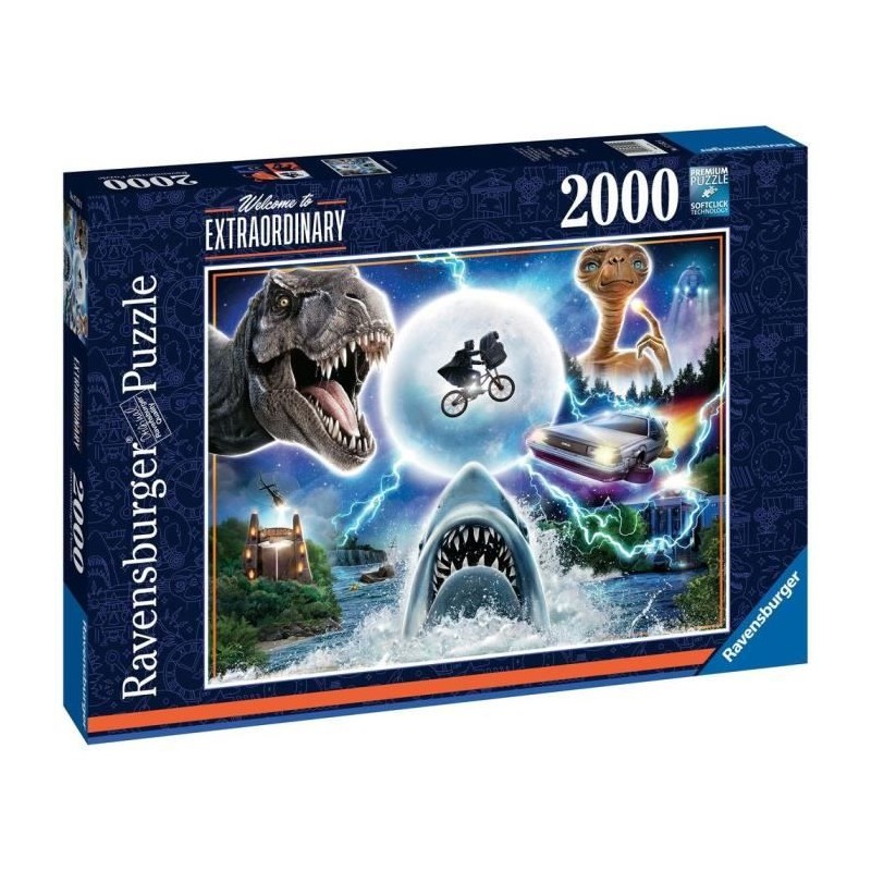 Puzzle 2000 pieces Les films cultes d'Universal - Ravensburger - Ciné Puzzle 2000 pieces Les films cultes d'Universal - Ravensburger - Ciné