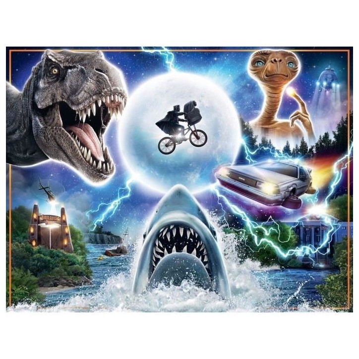 Puzzle 2000 pieces Les films cultes d'Universal - Ravensburger - Cinéma - Adulte - Multicolore Puzzle 2000 pieces Les films cultes d'Universal - Ravensburger - Cinéma - Adulte - Multicolore