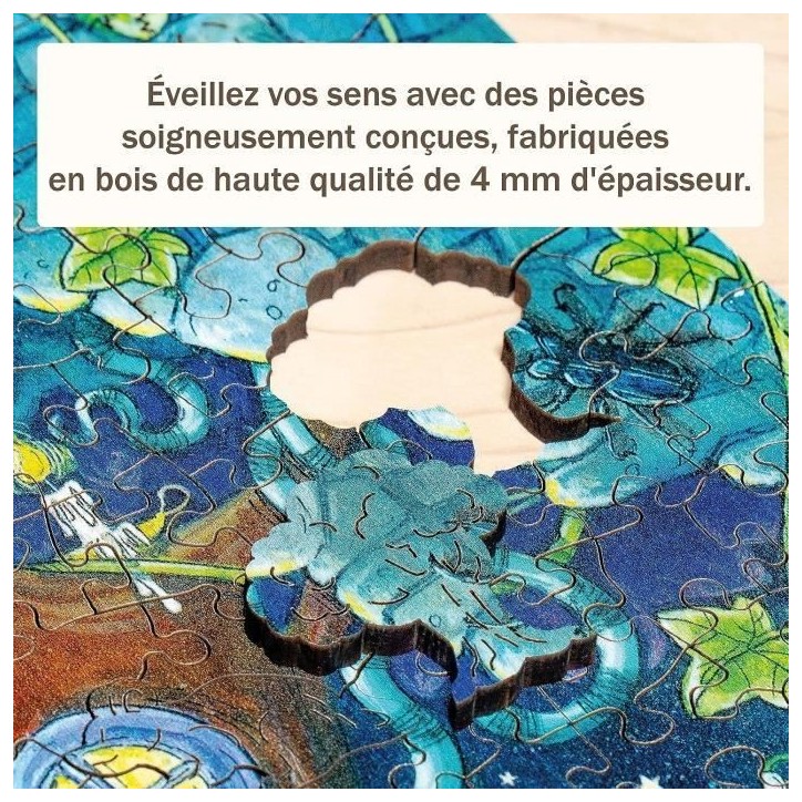 Puzzle en bois Foret fantastique 500 pieces robustes et naturelles dont 40 figurines en bois (whimsies), Qualité premium - Pour Puzzle en bois Foret fantastique 500 pieces robustes et naturelles dont 40 figurines en bois (whimsies), Qualité premium - Pour