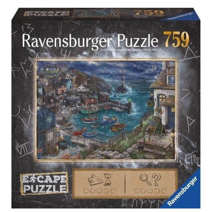 Escape puzzle Le phare - Ravensburger - 759 pieces - Pour adultes et enfants des 12 ans - Jeu d'évasion Escape puzzle Le phare - Ravensburger - 759 pieces - Pour adultes et enfants des 12 ans - Jeu d'évasion