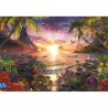 Puzzle 18000 pieces Paradis au soleil couchant, Ravensburger, Pour adu
