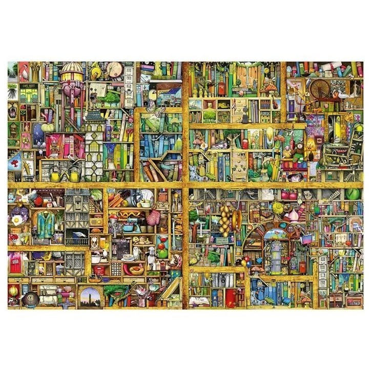 Puzzle 18 000 pieces Bibliotheque magique XXL, Colin Thompson, Adultes et enfants a partir de 14 ans, Fantaisie, 17825, Ravensbu Puzzle 18 000 pieces Bibliotheque magique XXL, Colin Thompson, Adultes et enfants a partir de 14 ans, Fantaisie, 17825, Ravensbu
