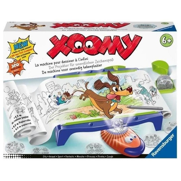 Xoomy Maxi avec rouleau - Ravensburger - Jeu créatif - Table a dessin - 72 films-modeles - Des 6 ans Xoomy Maxi avec rouleau - Ravensburger - Jeu créatif - Table a dessin - 72 films-modeles - Des 6 ans