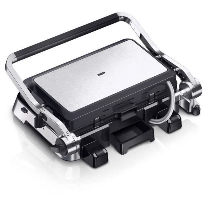 Grill multifonctions - BRAUN - Multi Pro 9 - 2000 W - 3 positions de chauffe - Noir / Acier
