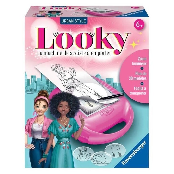 Ravensburger - Looky Midi Urban Style - Machine a dessin de mode pour enfant des 6 ans Ravensburger - Looky Midi Urban Style - Machine a dessin de mode pour enfant des 6 ans