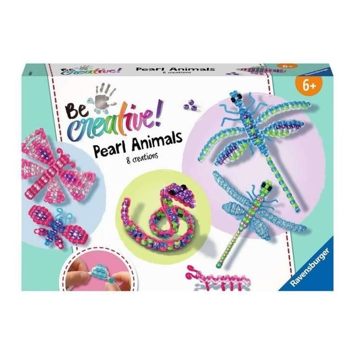 Kit de création d'animaux en perles, Ravensburger - Mixte - A partir de 6 ans Kit de création d'animaux en perles, Ravensburger - Mixte - A partir de 6 ans