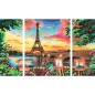 CreArt Paris format triptyque 80x50cm - Peinture par numéros – Des 12 ans – Ravensburger - 20134