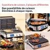 Grill multifonctions - BRAUN - Multi Pro 9 - 2000 W - 3 positions de c