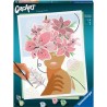 CreArt Flowers on my mind 24x30 cm - Peinture par numéros – Des 12