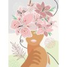 CreArt Flowers on my mind 24x30 cm - Peinture par numéros – Des 12