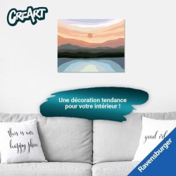 CreArt Flowers on my mind 24x30 cm - Peinture par numéros – Des 12